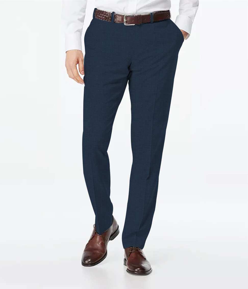 Tailored made navy Blue pants Article 5010