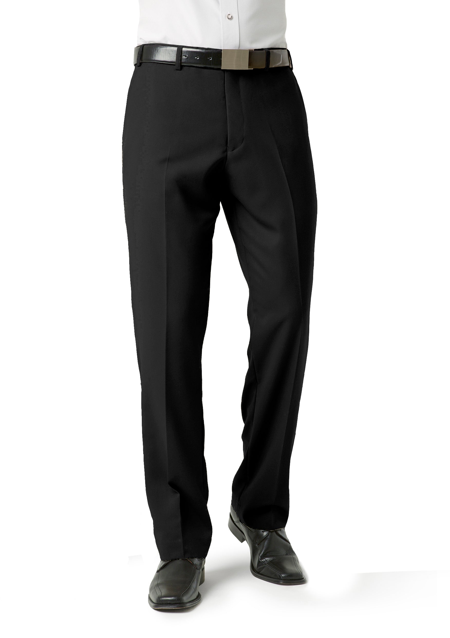 Mens Black flat front Pants Article 5029