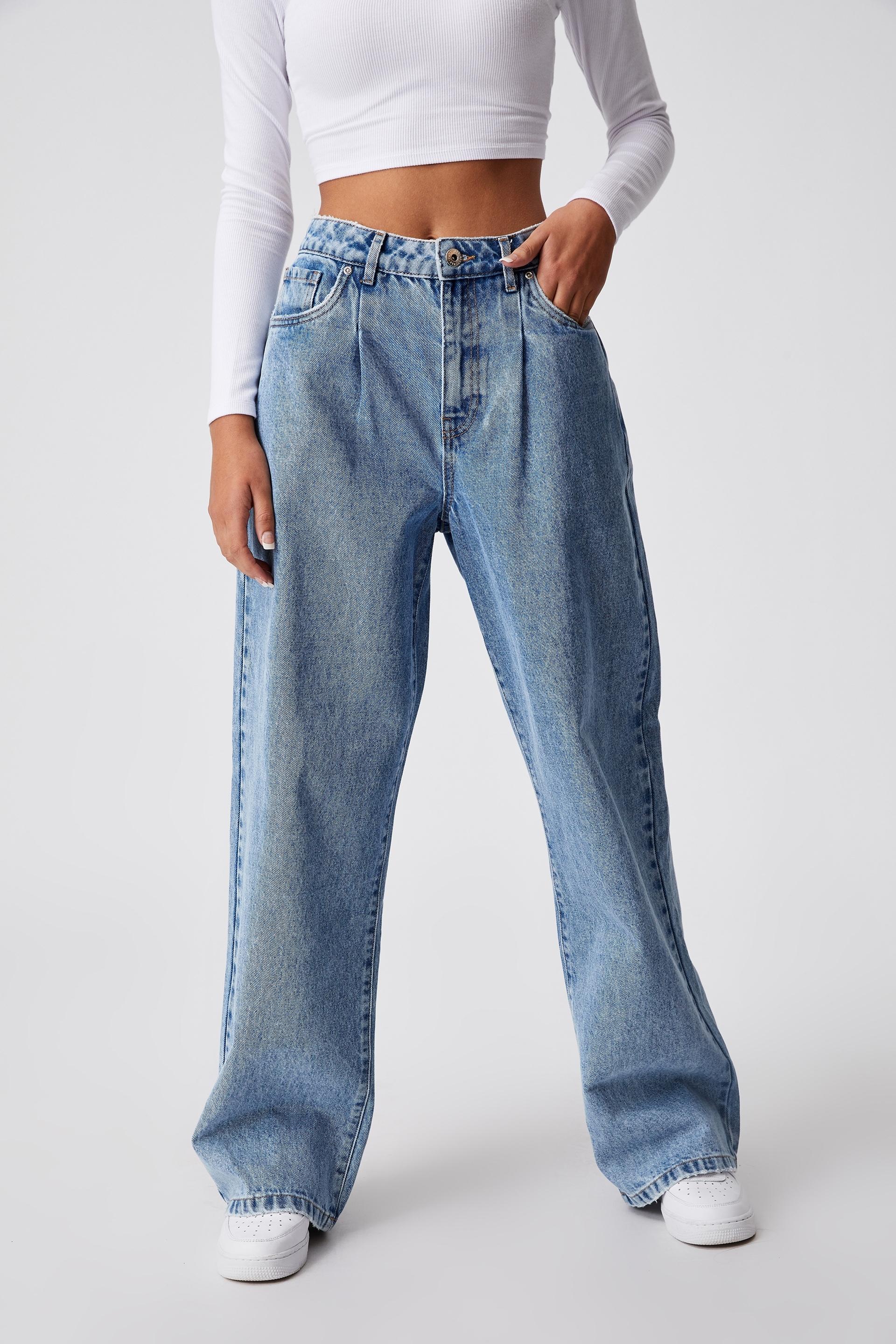 High Rise Baggy Jeans Blue Article 5021